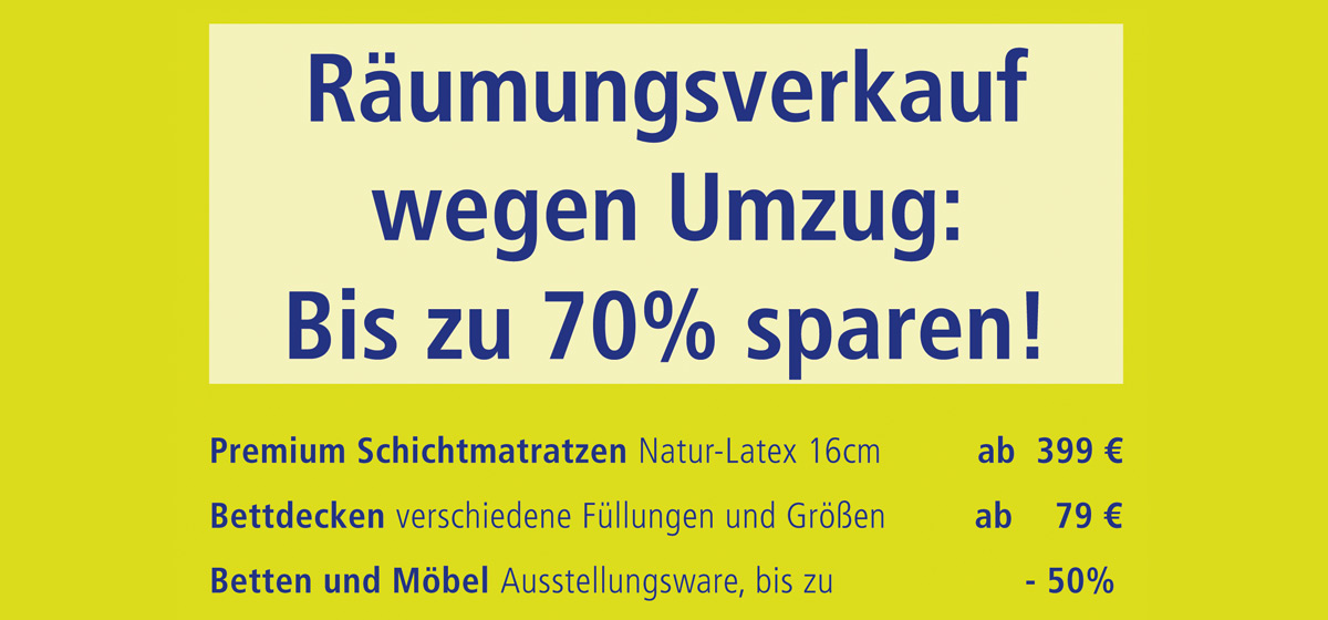 Sonderverkauf: Bis zu 70% sparen!